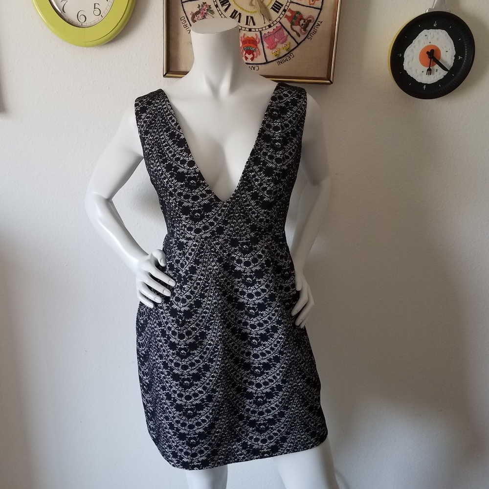 ASOS Black Lace Cocktail Dress Sz 6